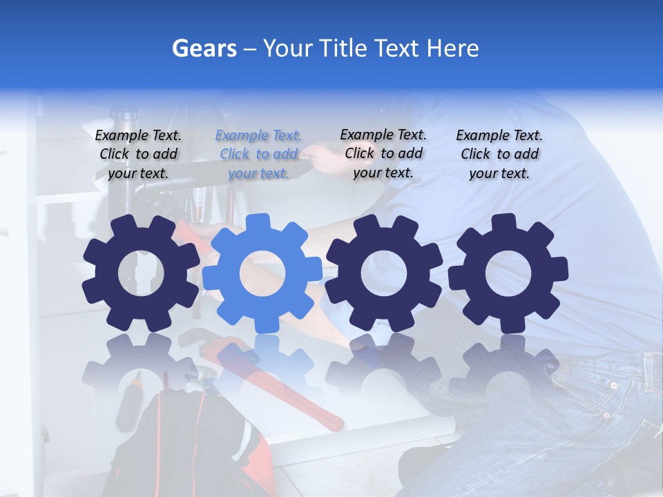 White Uniform Sanitation PowerPoint Template