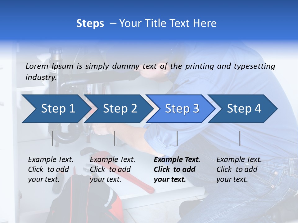 White Uniform Sanitation PowerPoint Template