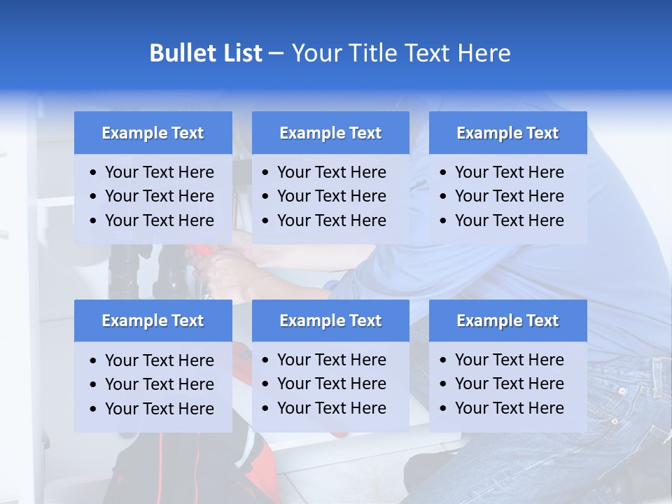 White Uniform Sanitation PowerPoint Template