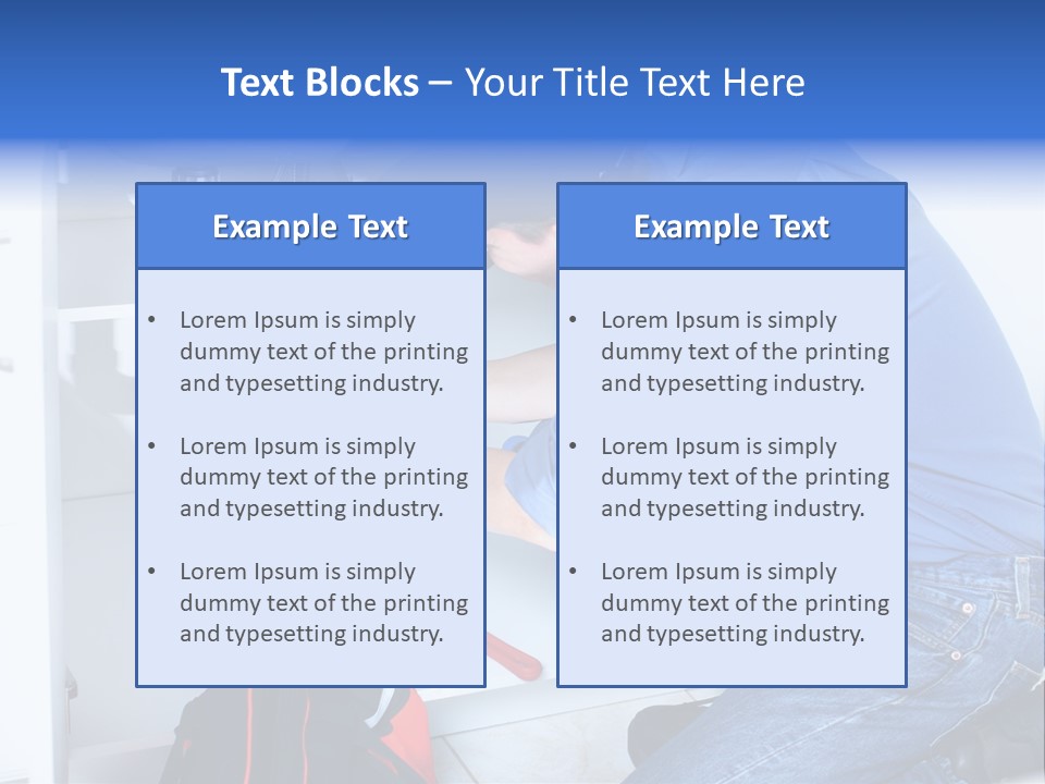 White Uniform Sanitation PowerPoint Template