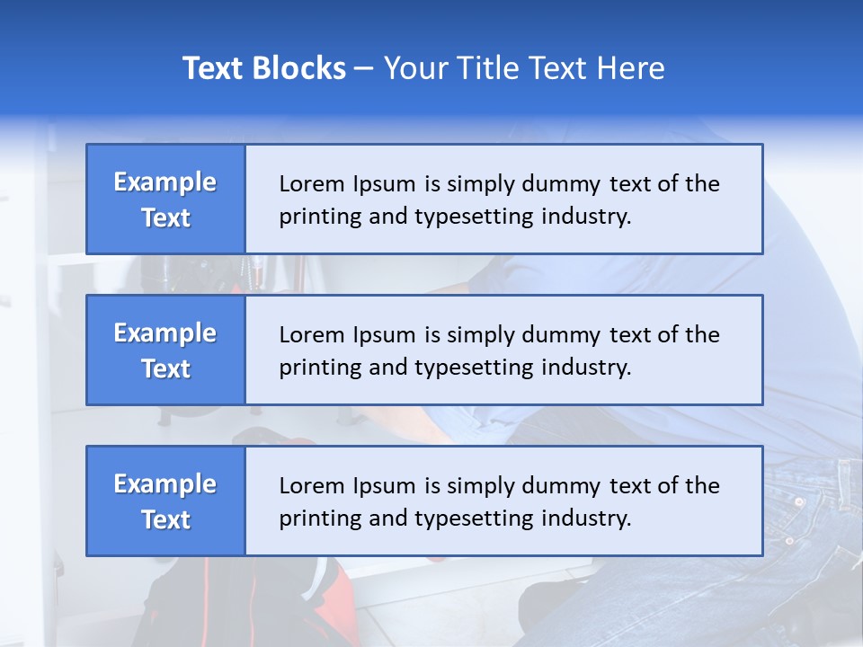 White Uniform Sanitation PowerPoint Template