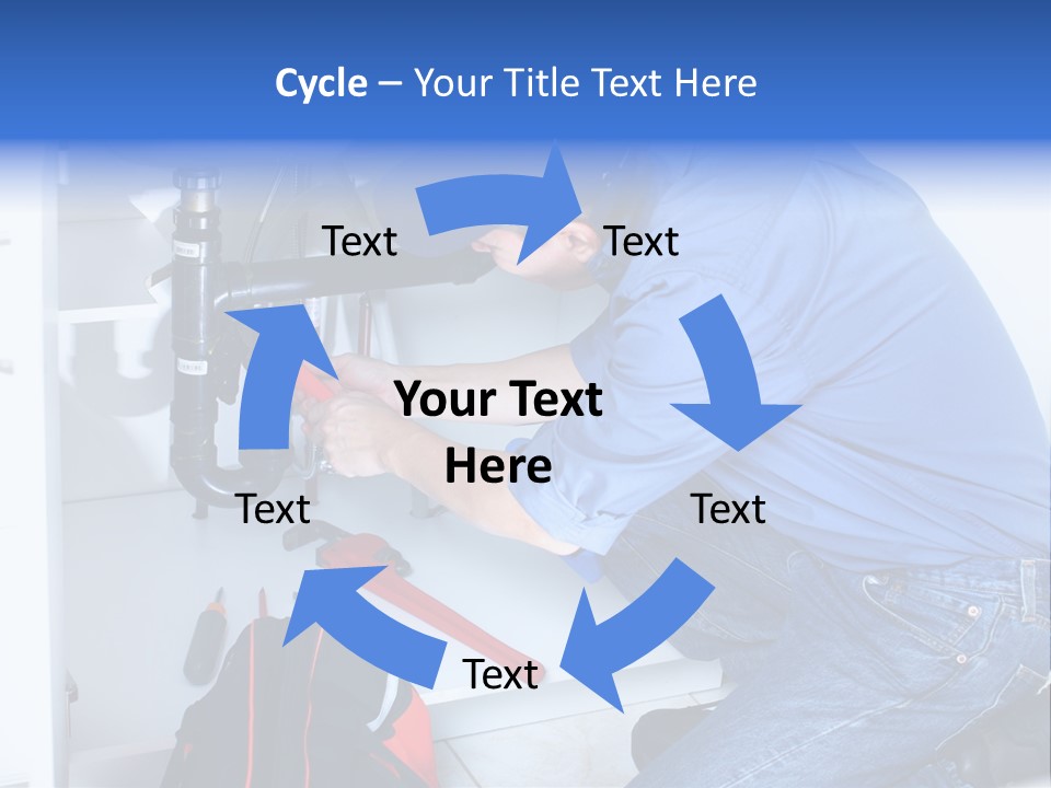 White Uniform Sanitation PowerPoint Template