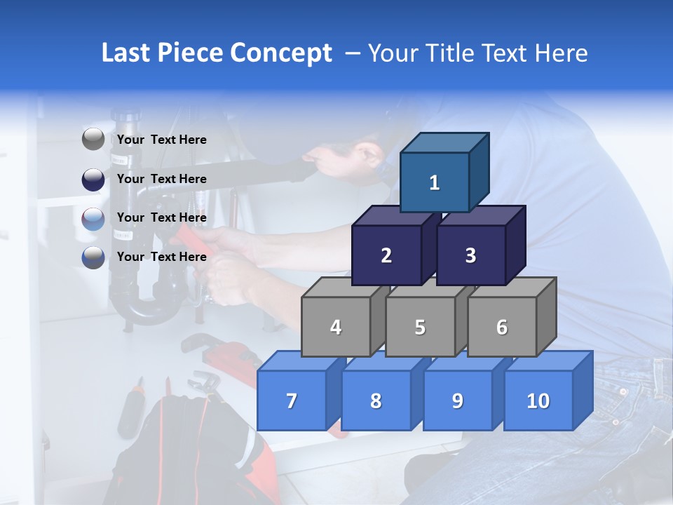 White Uniform Sanitation PowerPoint Template