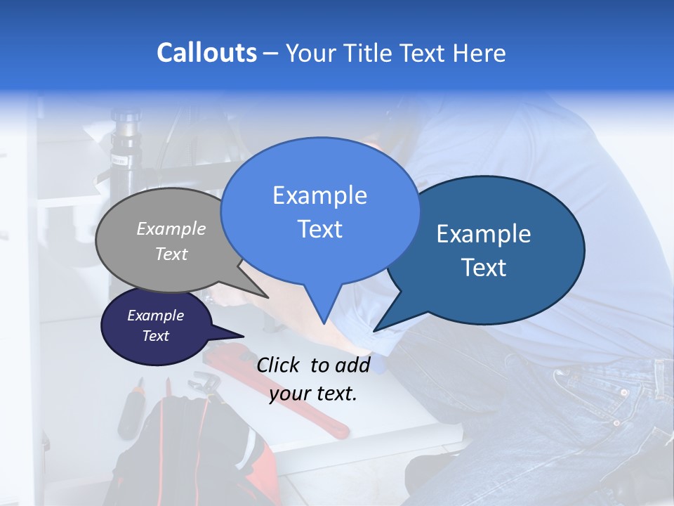 White Uniform Sanitation PowerPoint Template