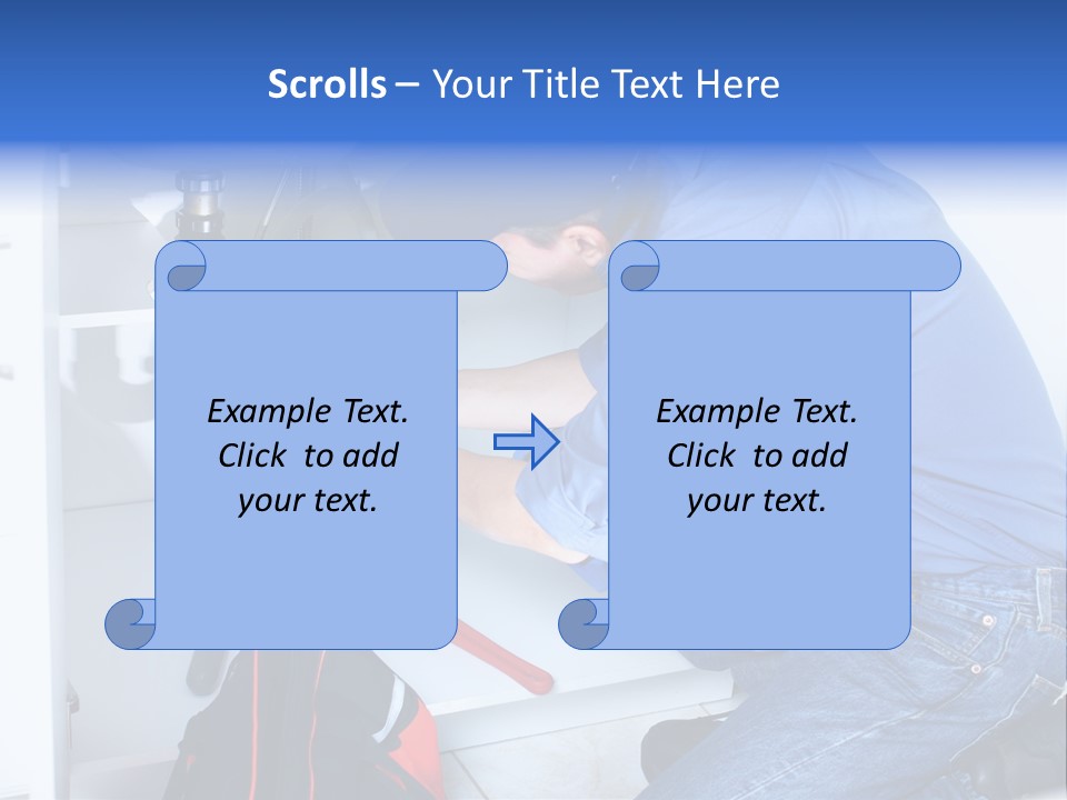 White Uniform Sanitation PowerPoint Template