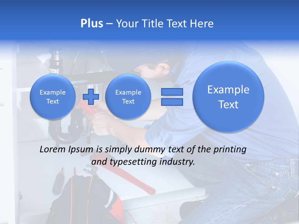 White Uniform Sanitation PowerPoint Template