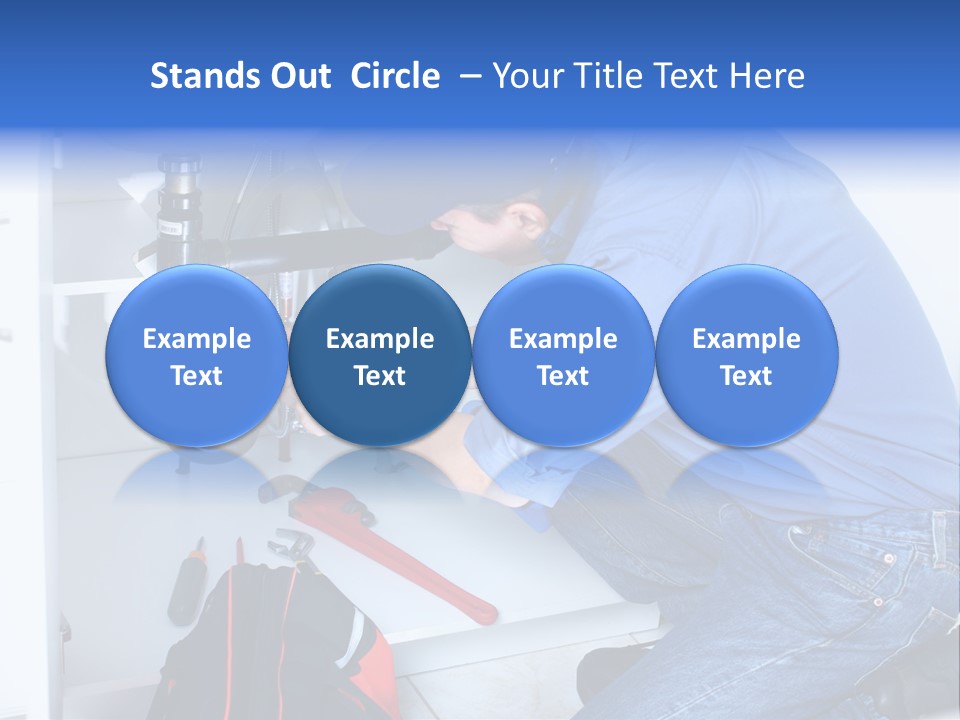 White Uniform Sanitation PowerPoint Template