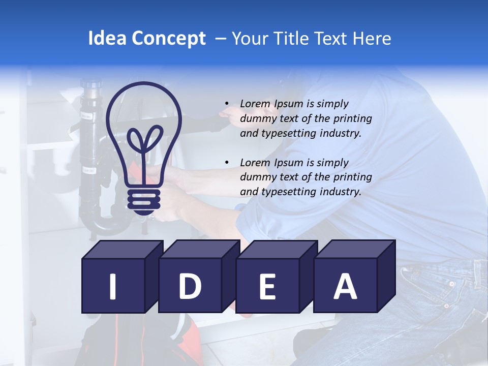 White Uniform Sanitation PowerPoint Template