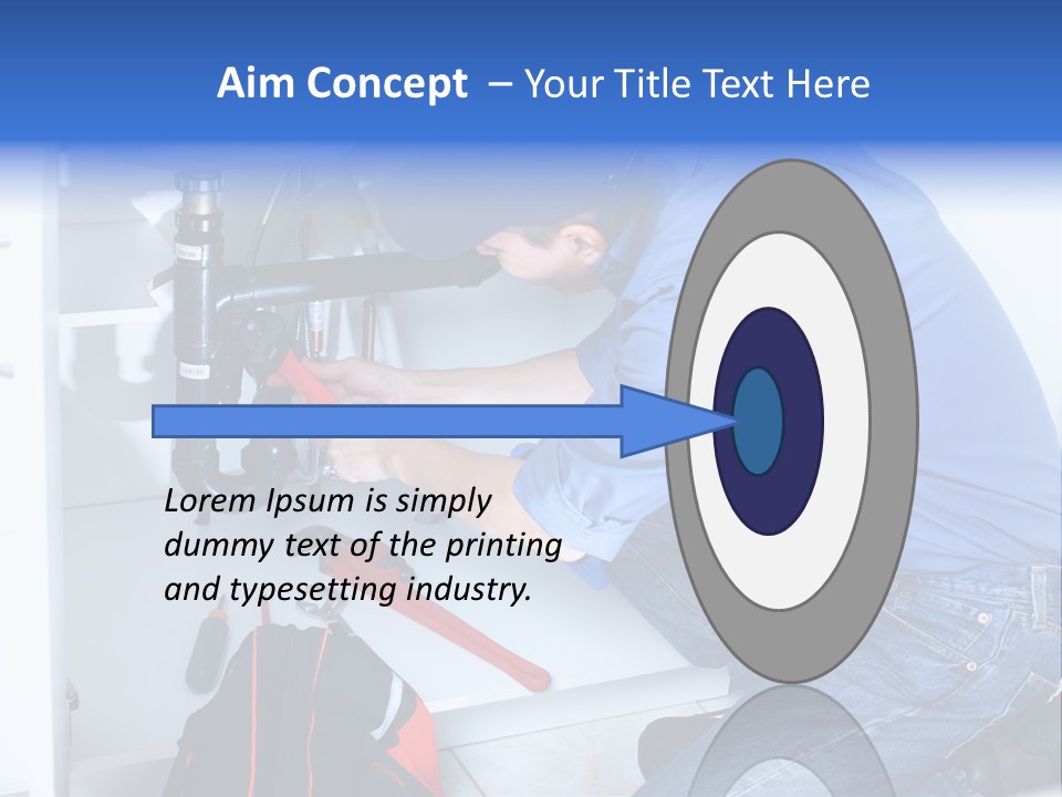 White Uniform Sanitation PowerPoint Template