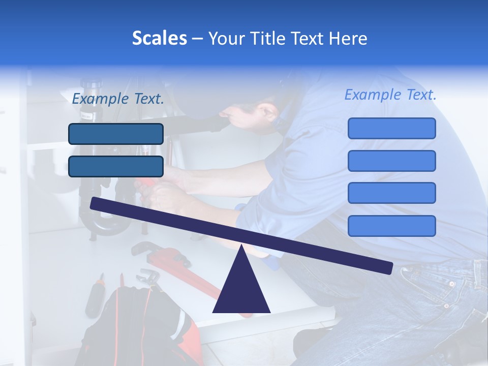 White Uniform Sanitation PowerPoint Template