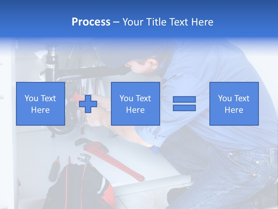 White Uniform Sanitation PowerPoint Template