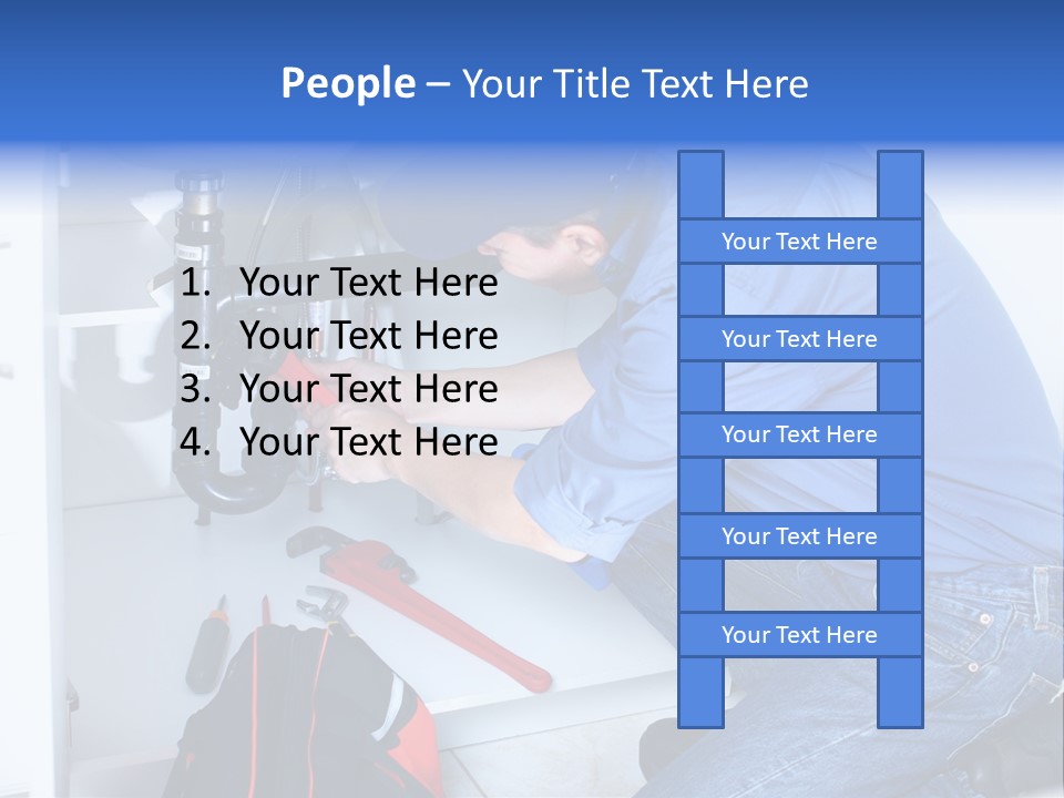 White Uniform Sanitation PowerPoint Template