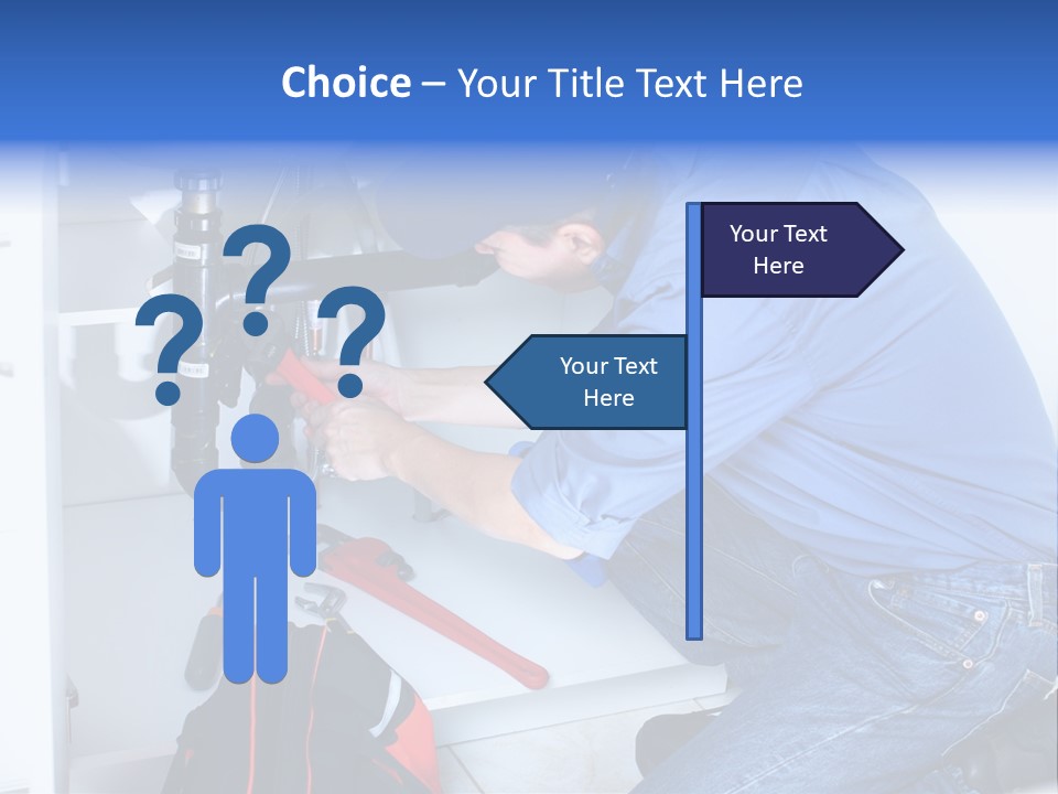 White Uniform Sanitation PowerPoint Template
