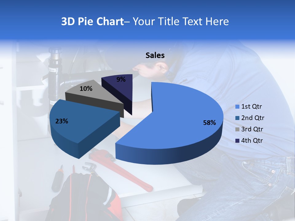 White Uniform Sanitation PowerPoint Template