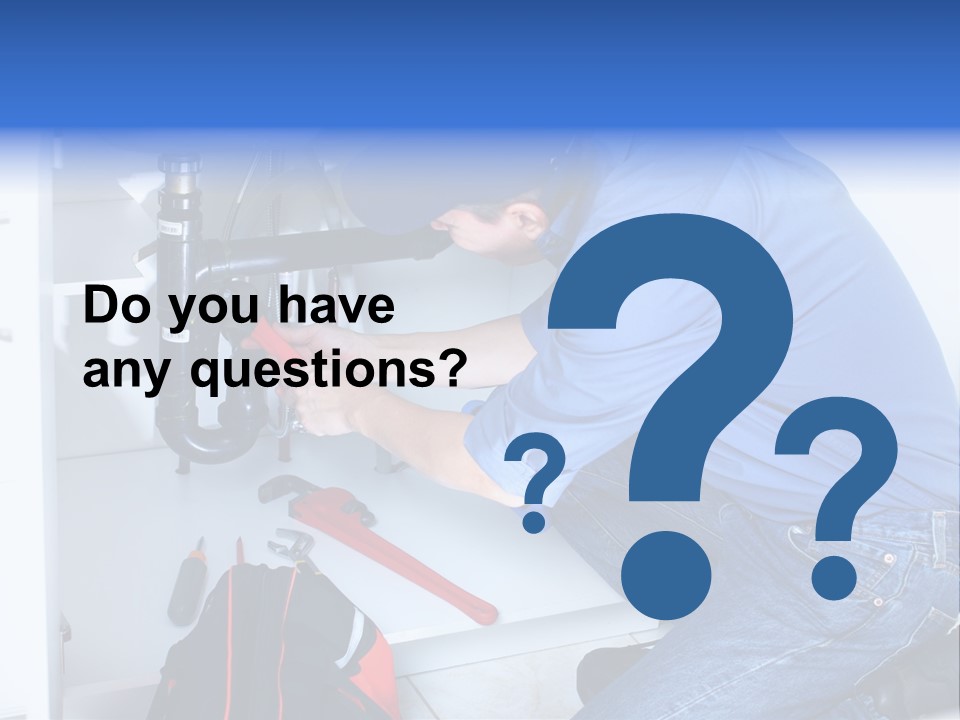 White Uniform Sanitation PowerPoint Template