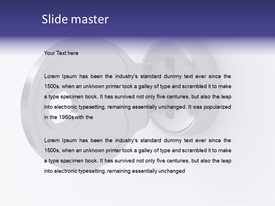 Accessibility Silver Estate PowerPoint Template