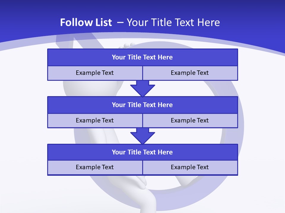 Shape Woman Isolated PowerPoint Template