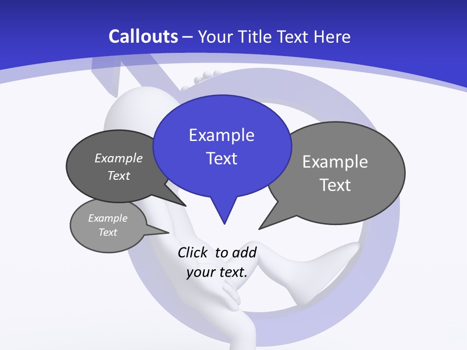 Shape Woman Isolated PowerPoint Template