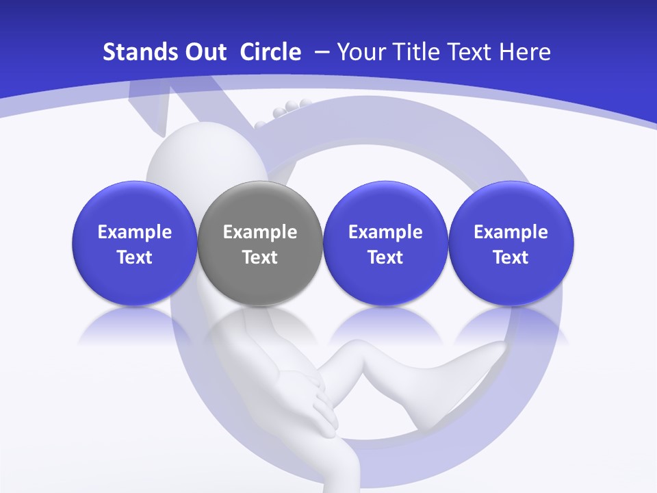 Shape Woman Isolated PowerPoint Template