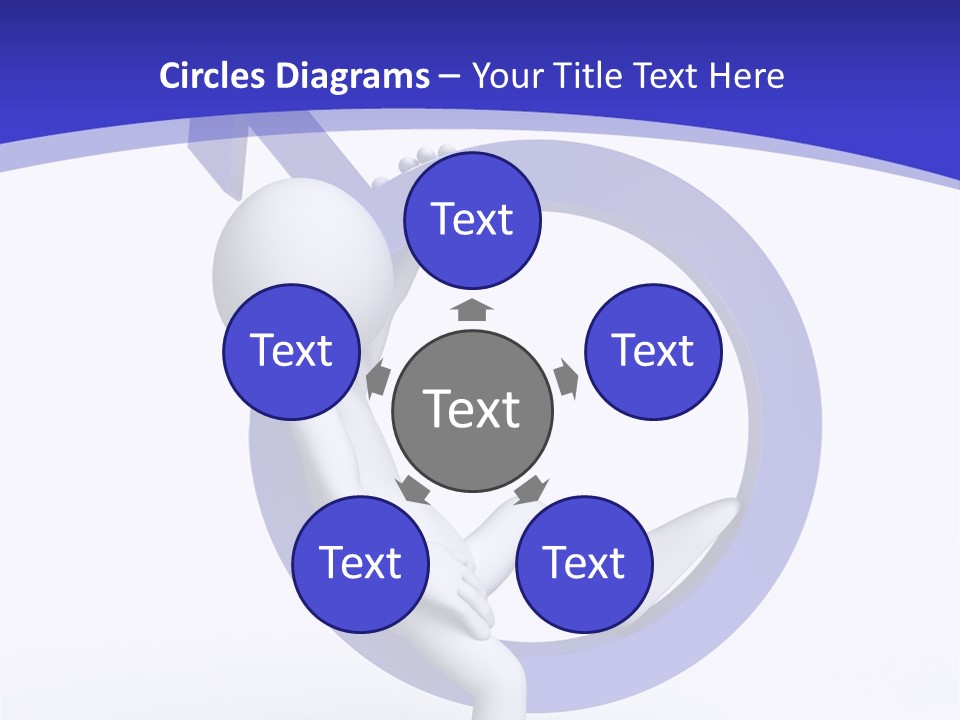 Shape Woman Isolated PowerPoint Template