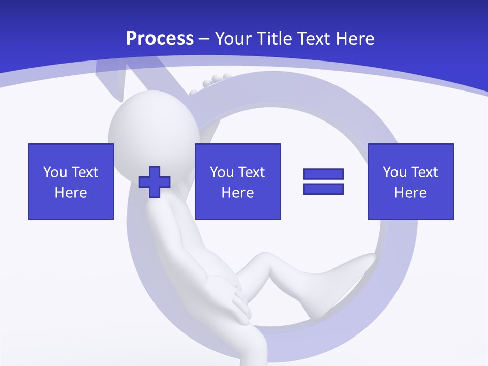 Shape Woman Isolated PowerPoint Template