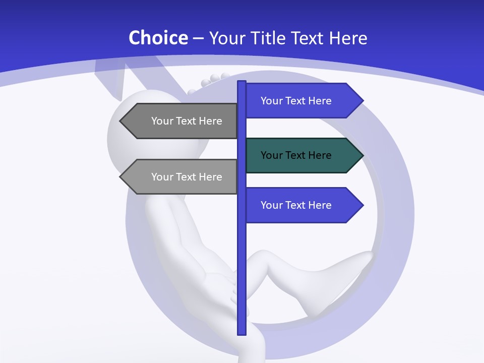 Shape Woman Isolated PowerPoint Template