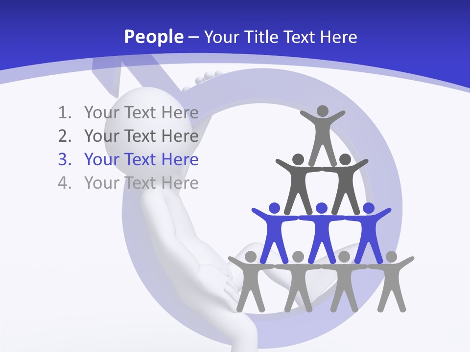 Shape Woman Isolated PowerPoint Template