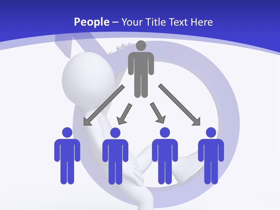 Shape Woman Isolated PowerPoint Template