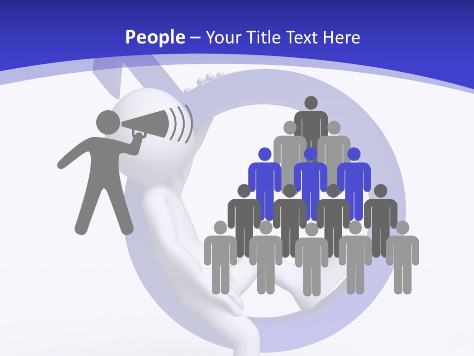 Shape Woman Isolated PowerPoint Template