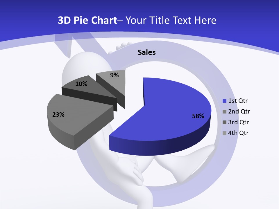 Shape Woman Isolated PowerPoint Template