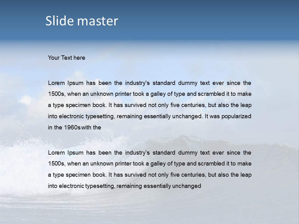 Reflection Lit Moody PowerPoint Template