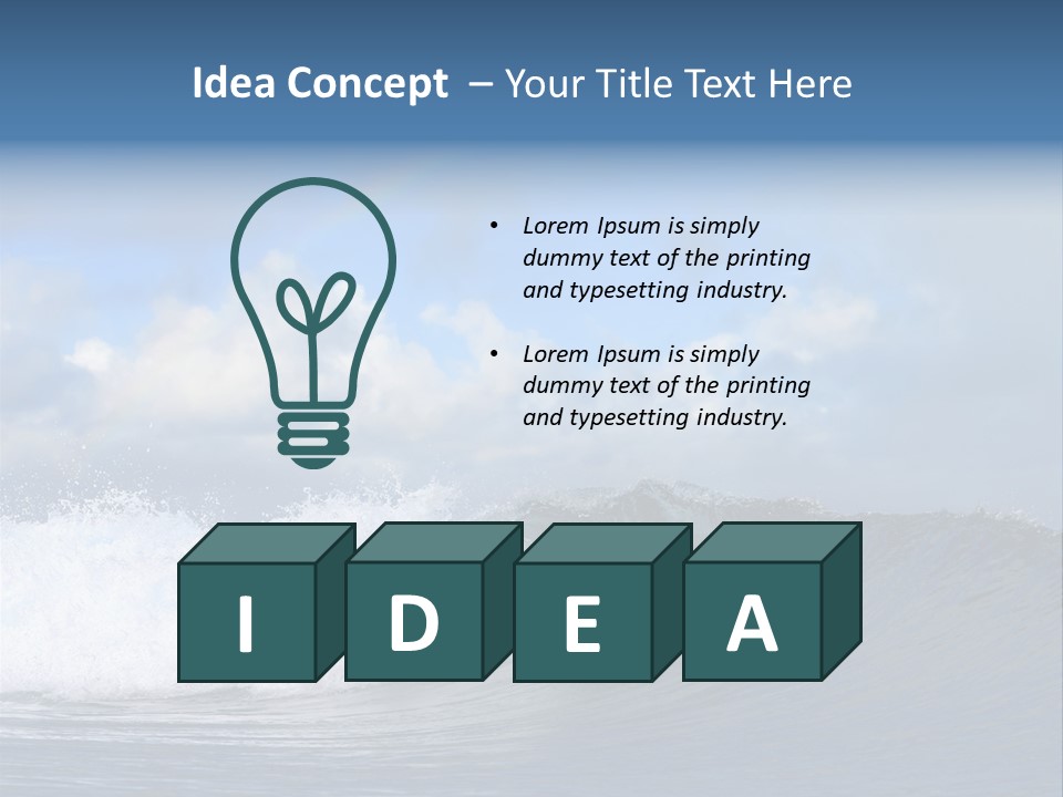 Reflection Lit Moody PowerPoint Template