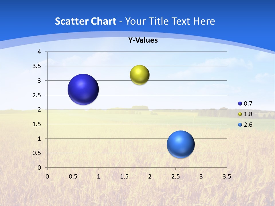Bright Blue Growth PowerPoint Template