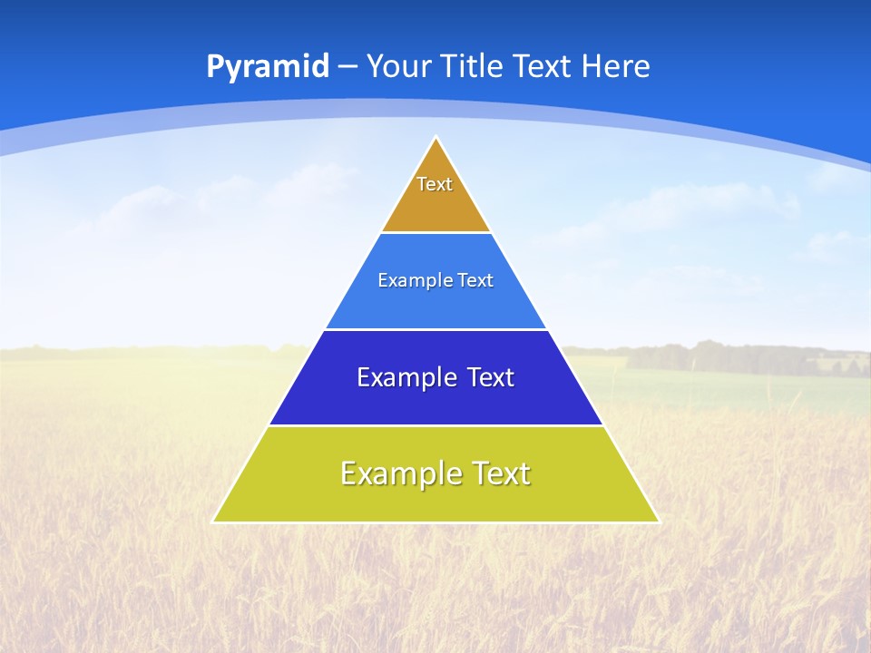 Bright Blue Growth PowerPoint Template