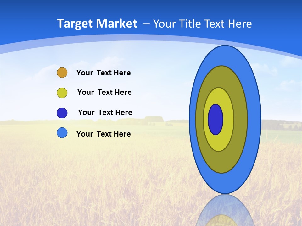 Bright Blue Growth PowerPoint Template