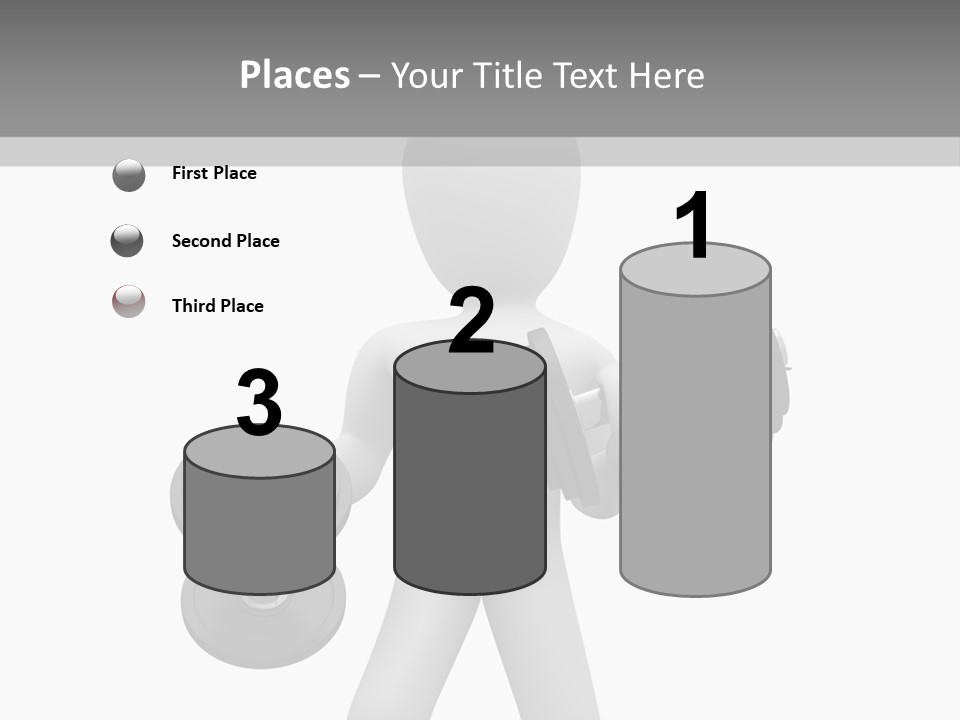 Rendering Biceps Sport PowerPoint Template