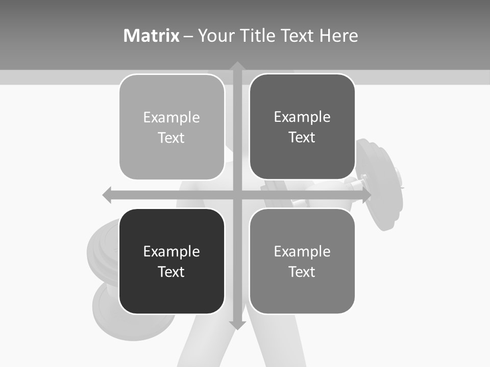 Rendering Biceps Sport PowerPoint Template