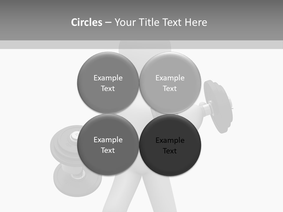 Rendering Biceps Sport PowerPoint Template