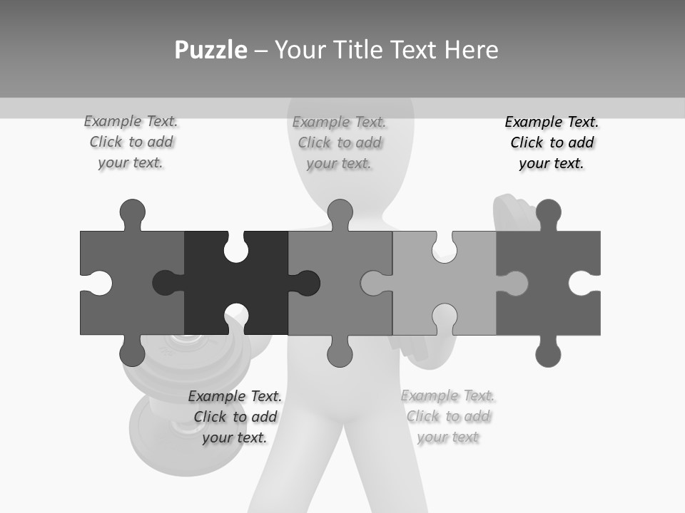 Rendering Biceps Sport PowerPoint Template