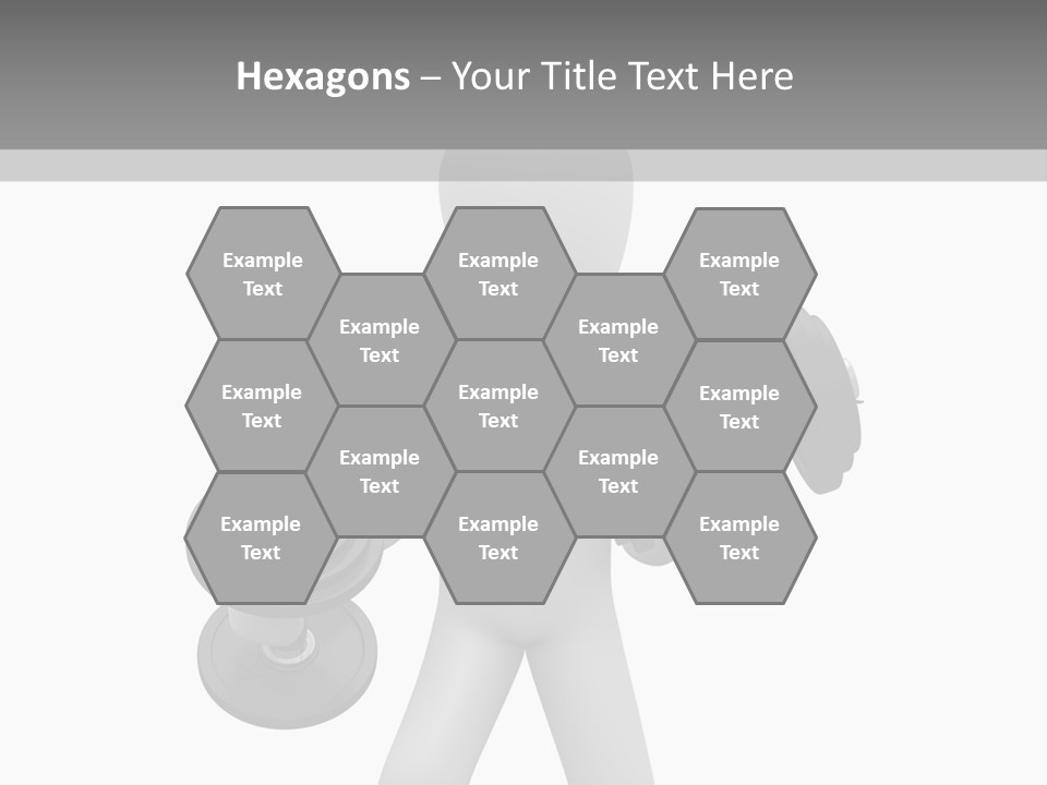 Rendering Biceps Sport PowerPoint Template