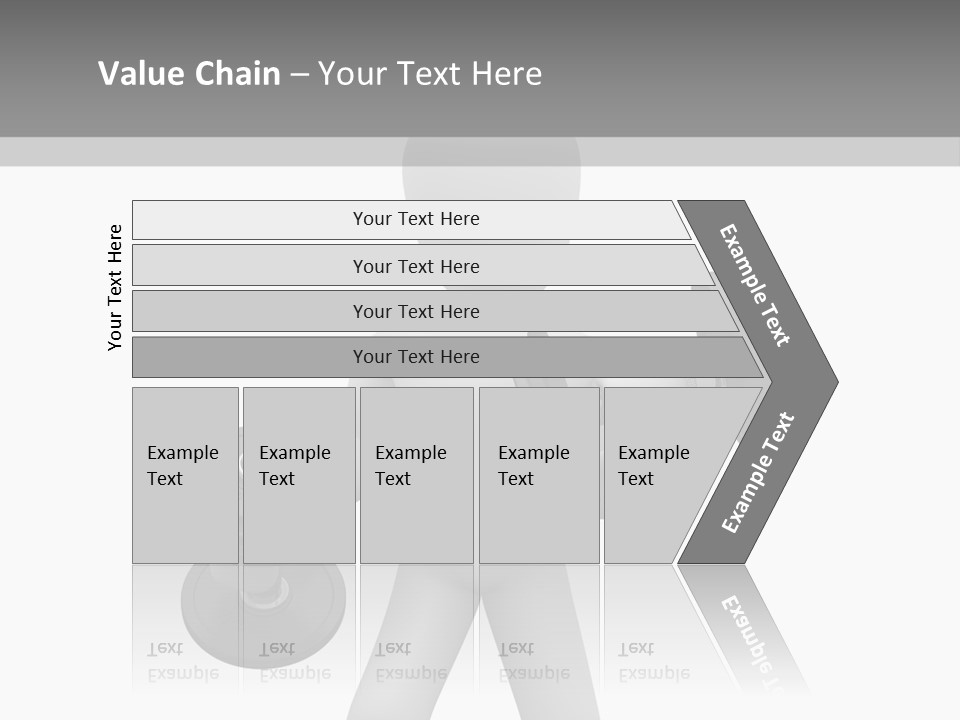 Rendering Biceps Sport PowerPoint Template