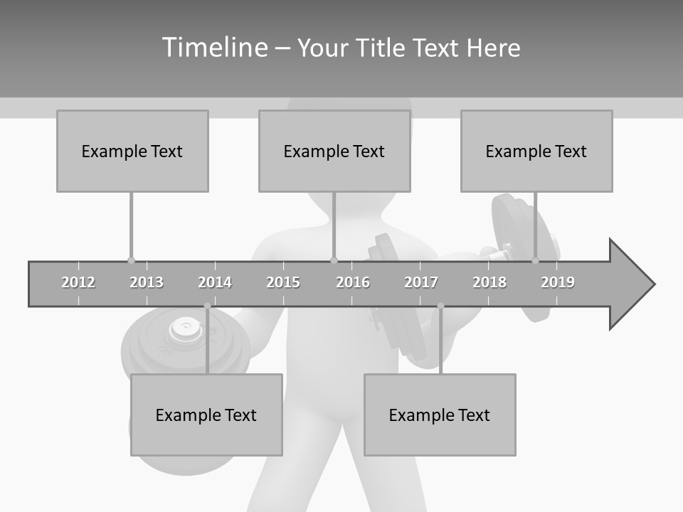 Rendering Biceps Sport PowerPoint Template