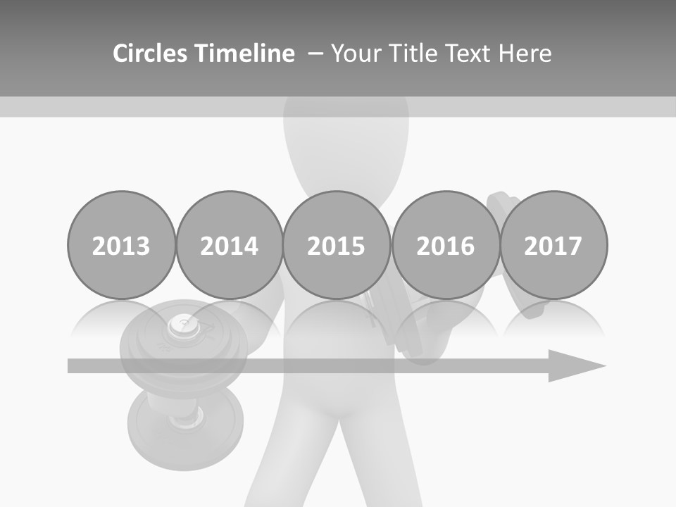 Rendering Biceps Sport PowerPoint Template