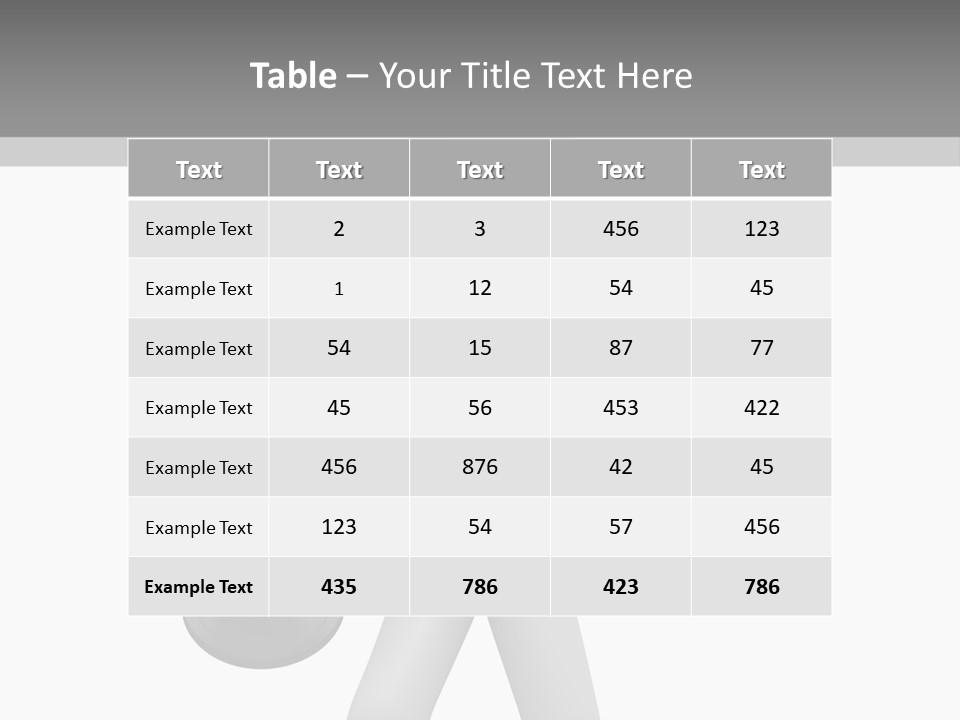 Rendering Biceps Sport PowerPoint Template