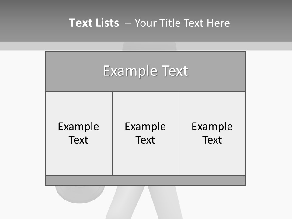 Rendering Biceps Sport PowerPoint Template