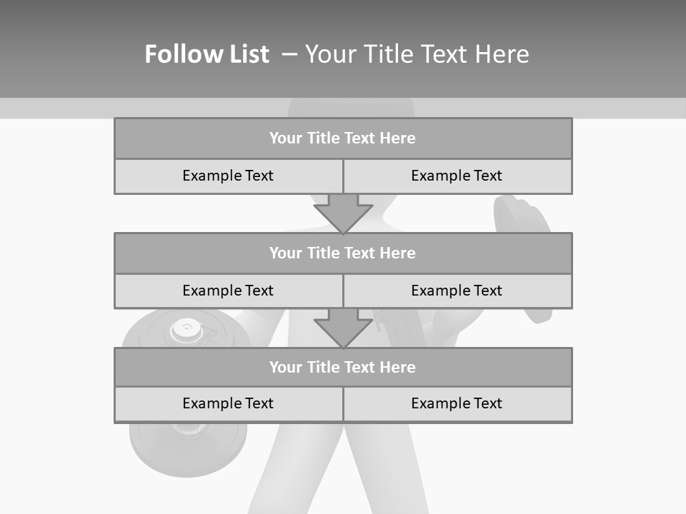 Rendering Biceps Sport PowerPoint Template