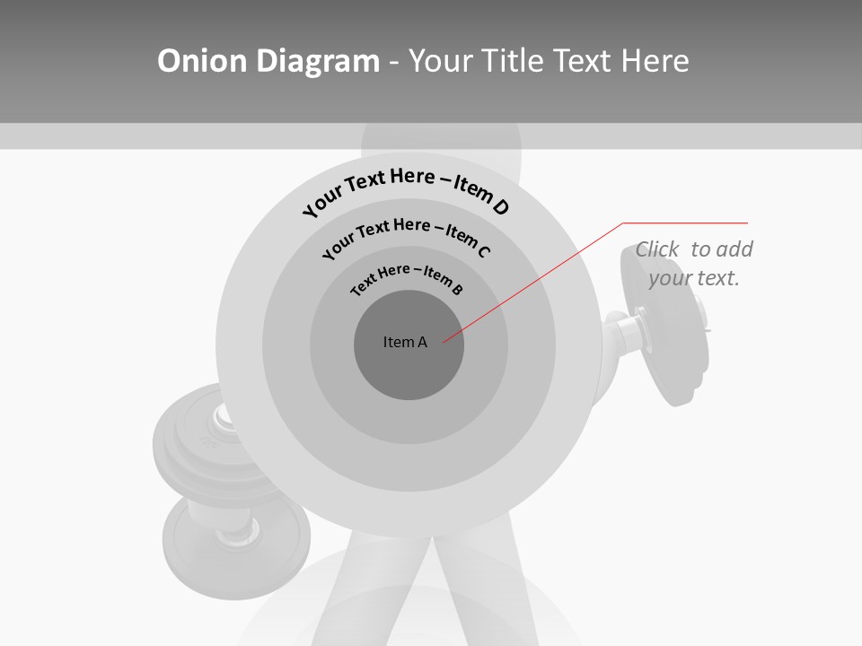 Rendering Biceps Sport PowerPoint Template