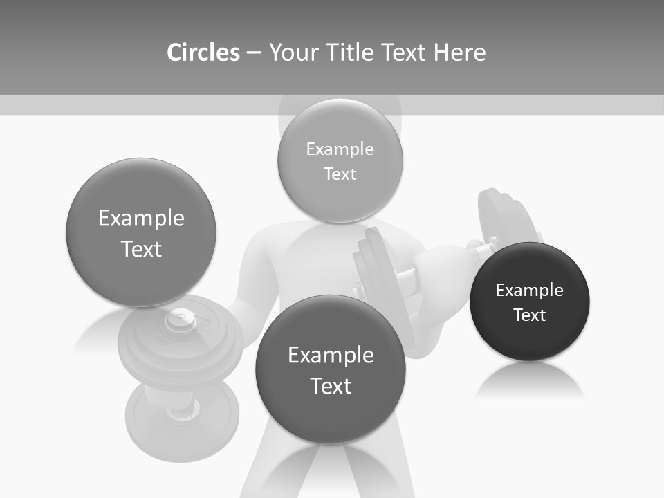 Rendering Biceps Sport PowerPoint Template