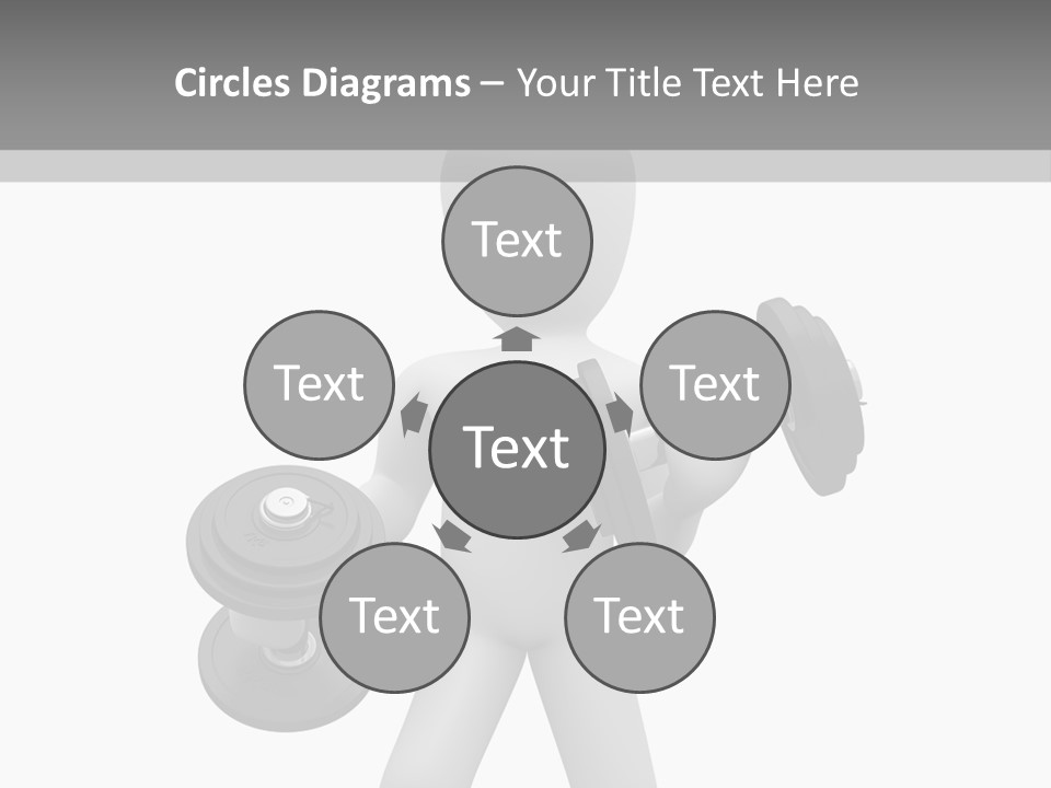 Rendering Biceps Sport PowerPoint Template