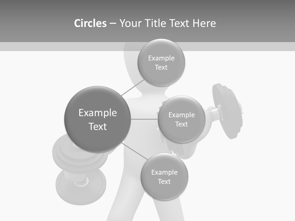 Rendering Biceps Sport PowerPoint Template